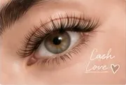 Detalle de una mirada con extensiones de pestañas